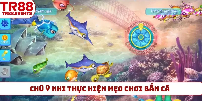 Chú ý khi thực hiện mẹo chơi bắn cá